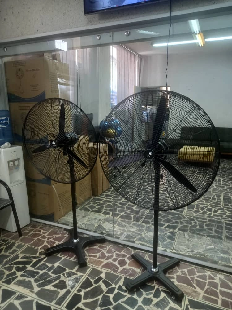 پنکه ایستاده صنعتی پروانه۸۵چدنی،توری۹۵سانت