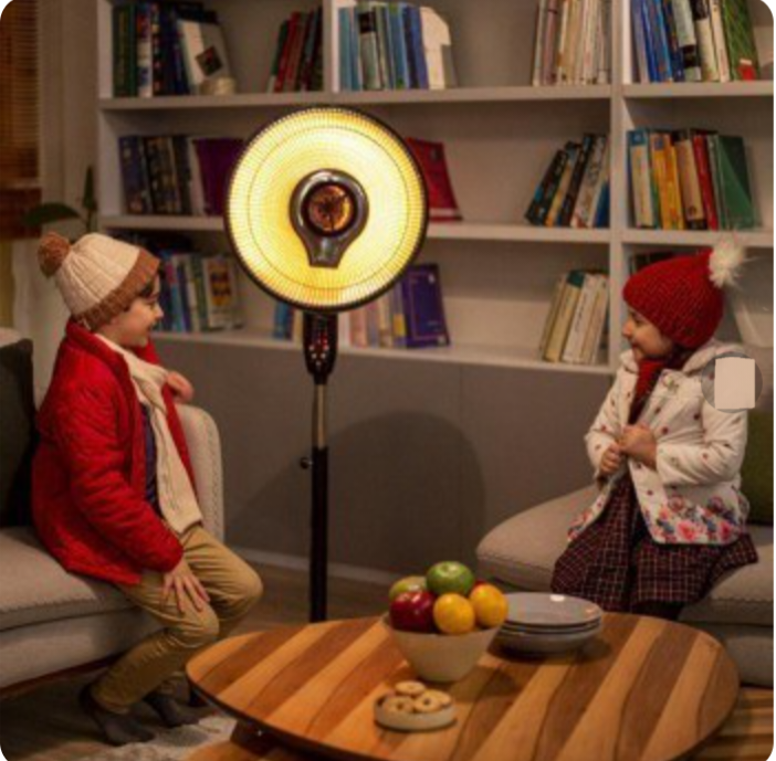 بخاری تابشی پنکه ای ویداس ۳حالته